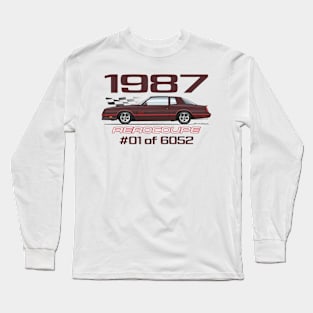 Dark maroon Long Sleeve T-Shirt